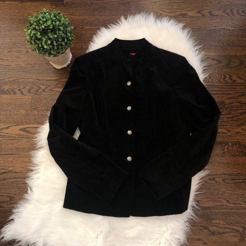 Anne Klein  Velvet Blazer